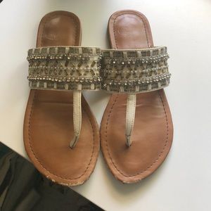 Jessica Simpson beaded sandals